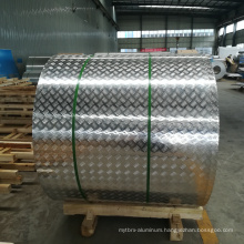 Five bars aluminum checkered plate with factory price